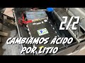 Cambio baterías Ácido a Litio de Carretilla Elevadora (toro) Parte 2