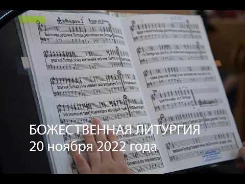 Антифоны Литургия в Казанском монастыре 20 ноября 2022 года Антифоны Литургия в Казанском монастыре 20 ноября 2022 года