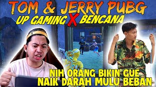 TOM & JERRY VERSI PUBG!!! 2 VS SQUAD BARENG BENCANA PENGLOOTING HANDAL!!! | PUBG Mobile