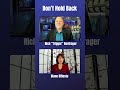 Don't Hold Back on Stage or Camera - Diane Diresta #SHORT