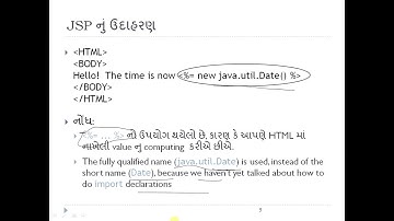 JSP Scripting Elements // Java Server Page