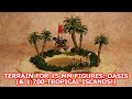 Terrain for wargame: Oasis for 15 mm figures (or maybe tropical islands 1:700?) - Easy &amp; inexpensive