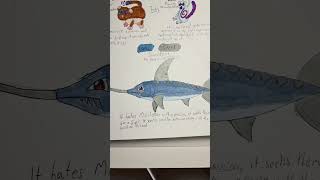 Swordfish fakemon! #pokemon #fakemon #art #swordfish #water #steel