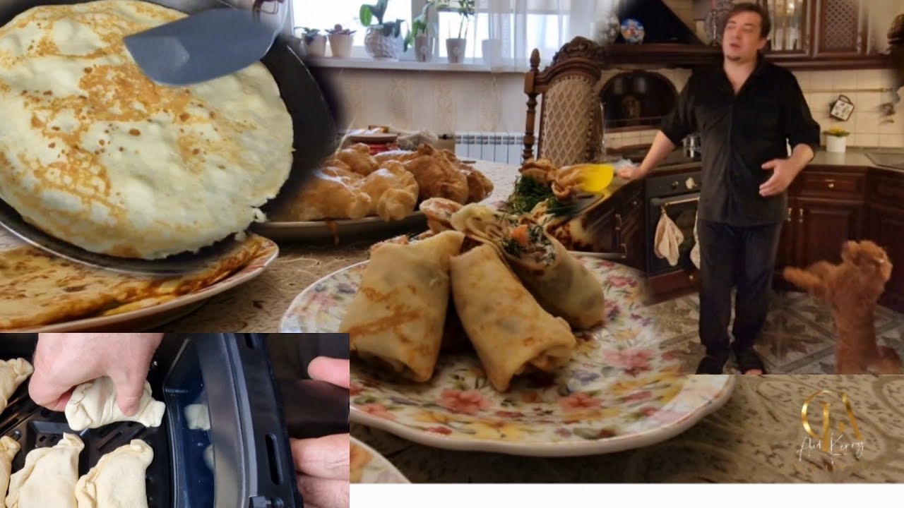 К нам Масленица  пришла только  в последний День!!Пирожки, Блины!