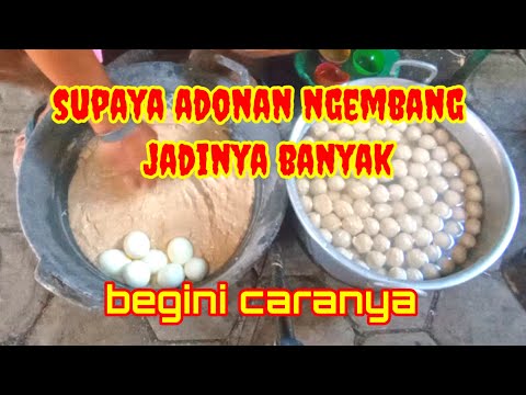 Cara Membuat Adonan Bakso Agar Kenyal