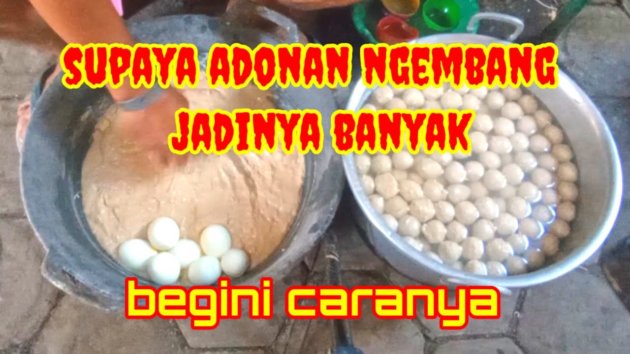 CARA AGAR ADONAN BAKSO NGEMBANG, JADINYA BANYAK‼️Penjual Bakso