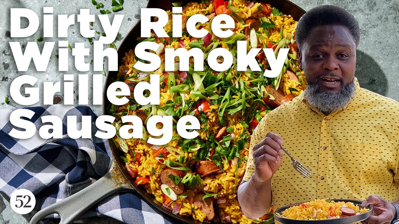 Dirty Rice With Smoky Grilled Sausage | Food52 + Zatarain