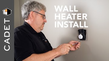 How to install a wall heater with wall thermostat | Cadet Heat