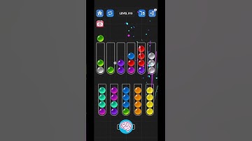 Lv 313 Ball Sort Puzzle - Color Game / 顏色分類遊戲 / ボールソーティングパズル (Guru Game)  #ballsortpuzzle