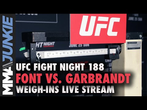 UFC Fight Night 188: Font vs. Garbrandt  official weigh-ins