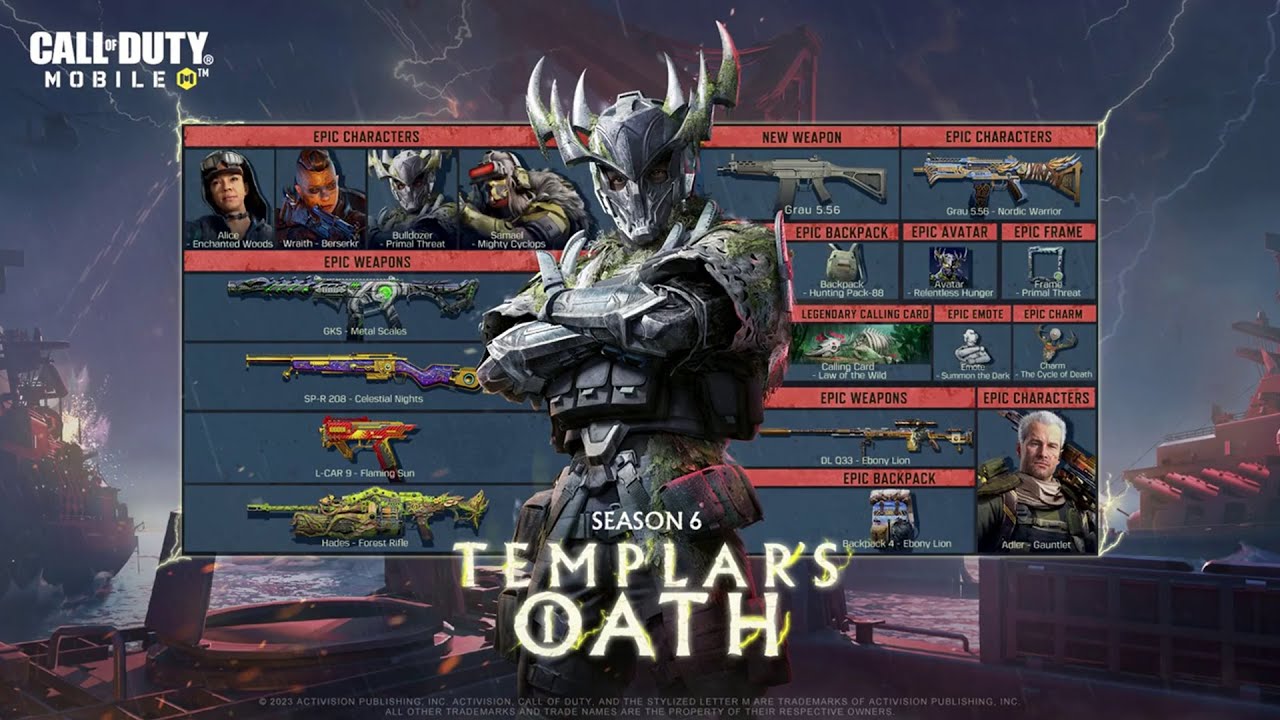 The King Returns in Call of Duty: Mobile Season 6 — Templar's Oath