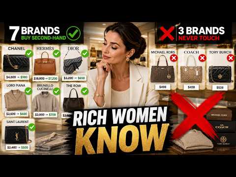 7 Luxury Clothing Brands Rich Women Buy Second-Hand (And 3 They Never Touch)