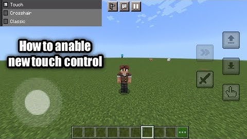 How to get the new touch control  on MCPE (1.19.0) No texture pack needed