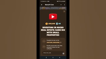 Investing in Micro Real Estate: Earn Big with Small Properties | Memefi Youtube Video Code