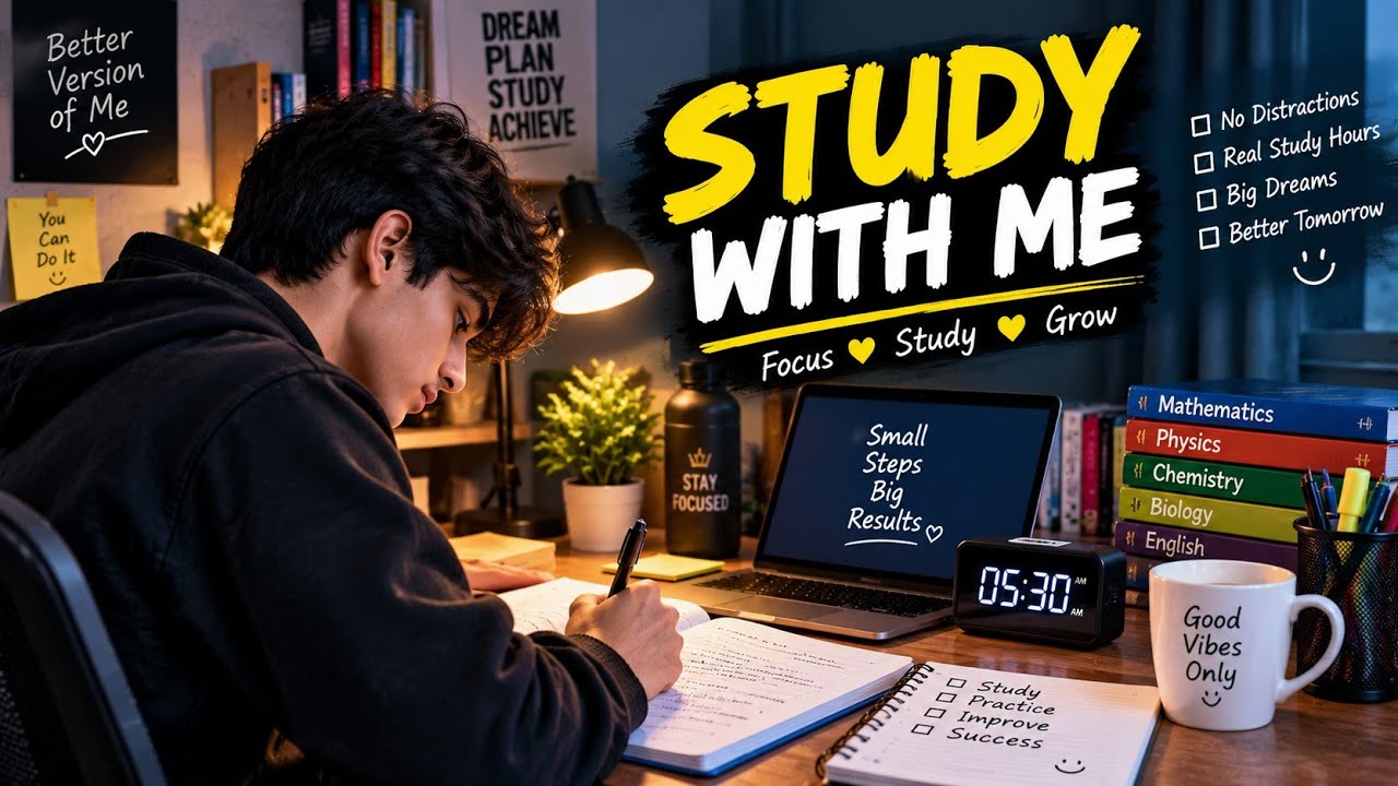 study with me - YouTube