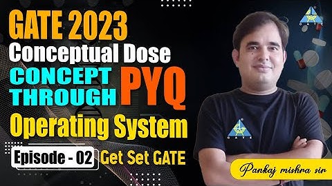 GATE 2023 | Conceptual Dose | Episode-02 | Concept with PYQ | COA | by Pankaj mishra sir