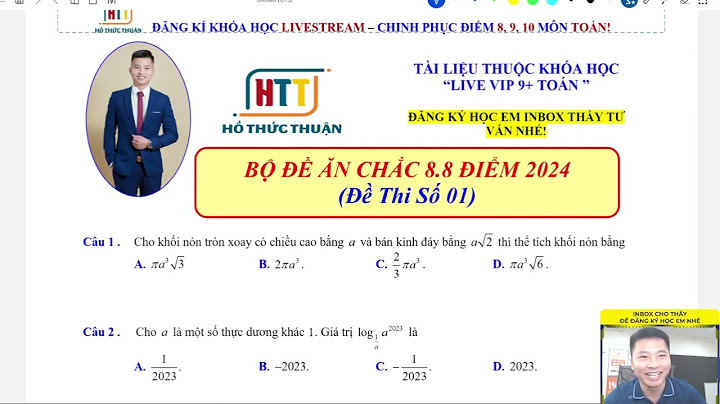 Đề toán trắc nghiệm thi thpt quốc gia năm 2024