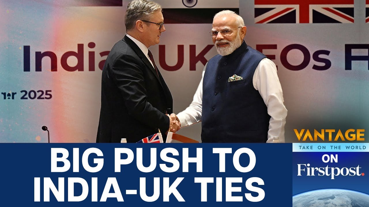 Keir Starmer in India: Trade, Defence, Tech & A Touch of Bollywood | Vantage on Firstpost