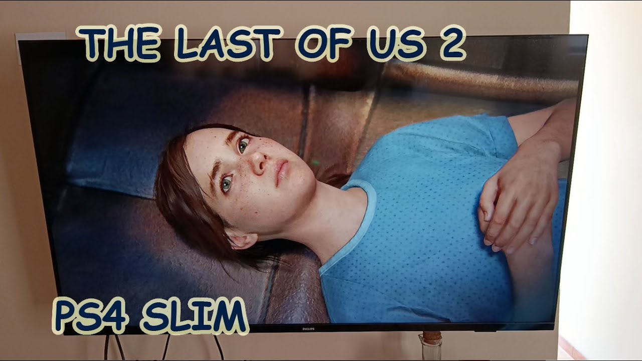 The Last of Us parte 2 PS4 Slim en 2025 pantalla 4k, Se sigue viendo brutal