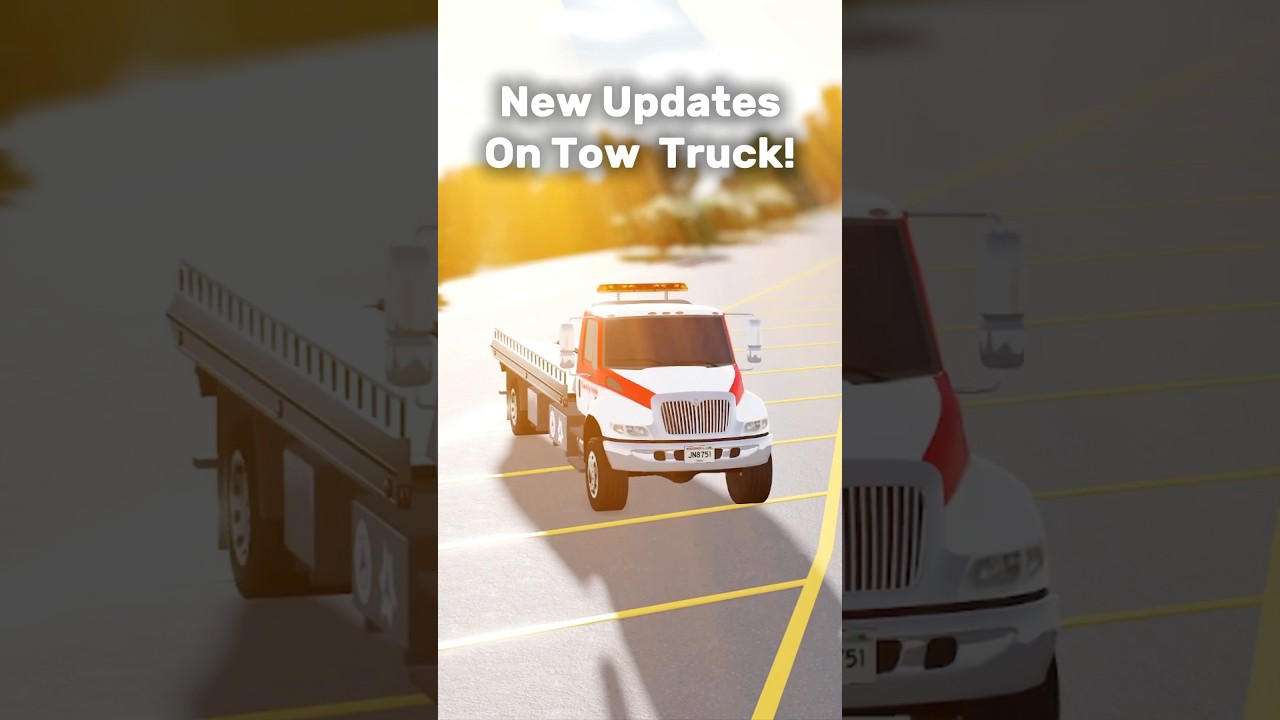 Small Hidden updates on the Greenville Tow Truck! Roblox