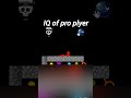 IQ of All pro players mentioned for all pro players for minecraft #minecraft #minecraftshorts