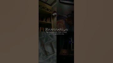 وَعَسَى أَن تَكْرَهُوا شَيْئًا وَهُوَ خَيْرٌ لَّكُمْ | سورة البقرة |القارئ محمد هشام