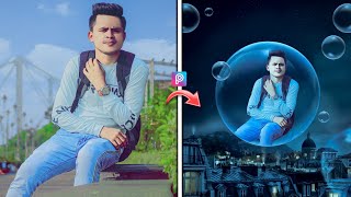 Realistic Bubble Photo Editing Concept || New PicsArt Bubble Photo Editing Tutorial - Asif Creation screenshot 3