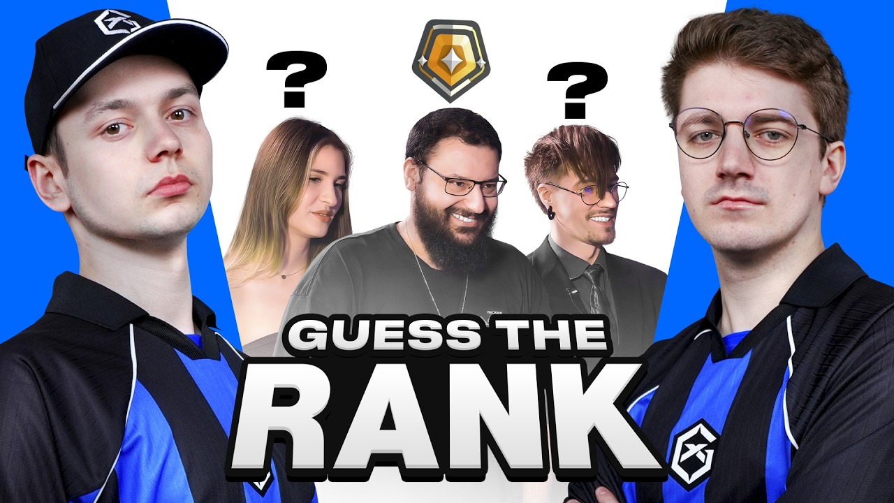 PROS GUESS THE VALORANT RANK | GIANTX VCT