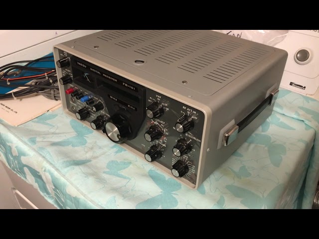 YAESU FR-101 Digital Receiver - YouTube