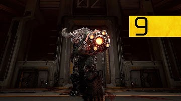 DOOM — 100% Walkthrough 4K (No HUD, All Collectibles) #9 — Lazarus Labs