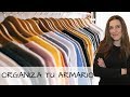 Organizando armario. Después del método Konmari