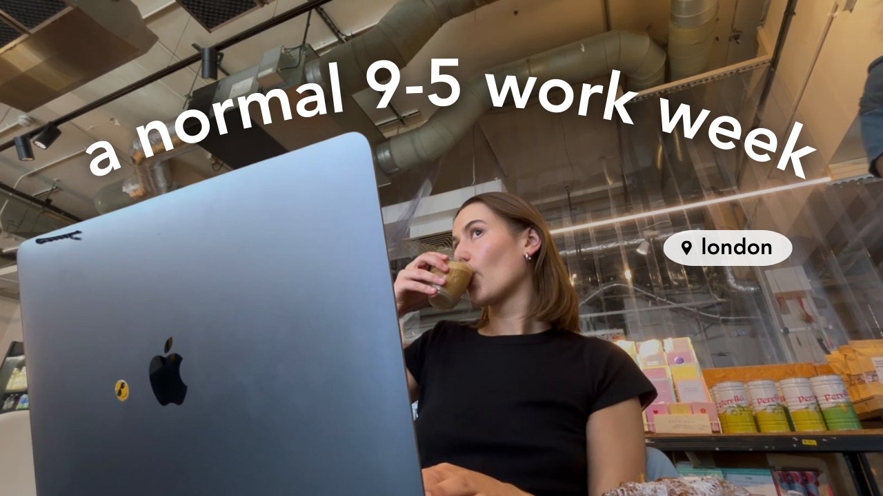 a typical 9-5 work week in london | wfh days, sunny picnics, easy dinners & slow evenings