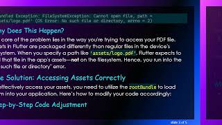 Resolving the Pdf not getting loaded Issue in Flutter