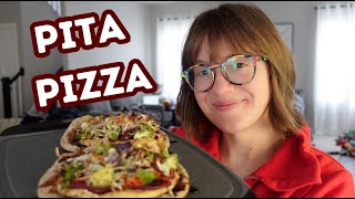 Pita Pizza (wfpb sosfree)