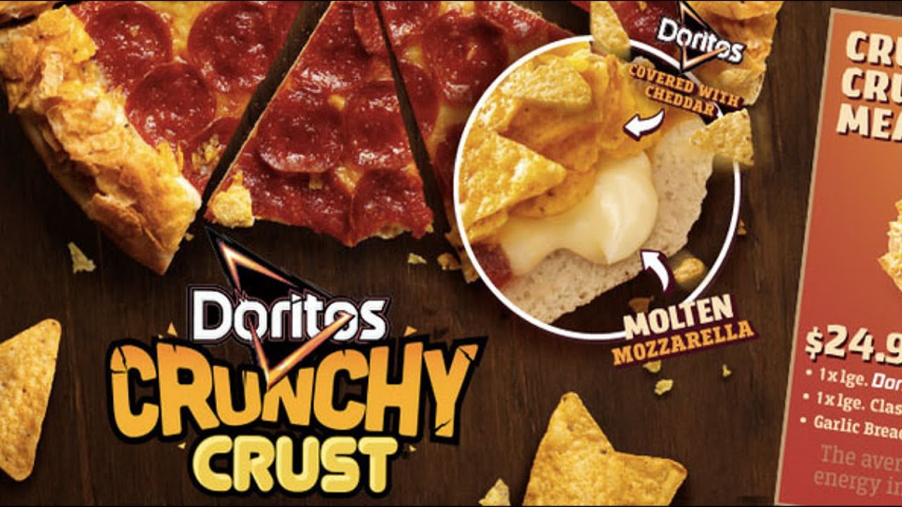 Will It Pizza Pizza Hut Doritos Crunchy Crust Pizza Youtube