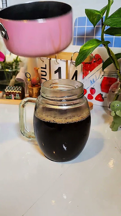Coffee Jelly With Creamy Matcha Milk #coffeejellyrecipe #matchalover #iceddrinks