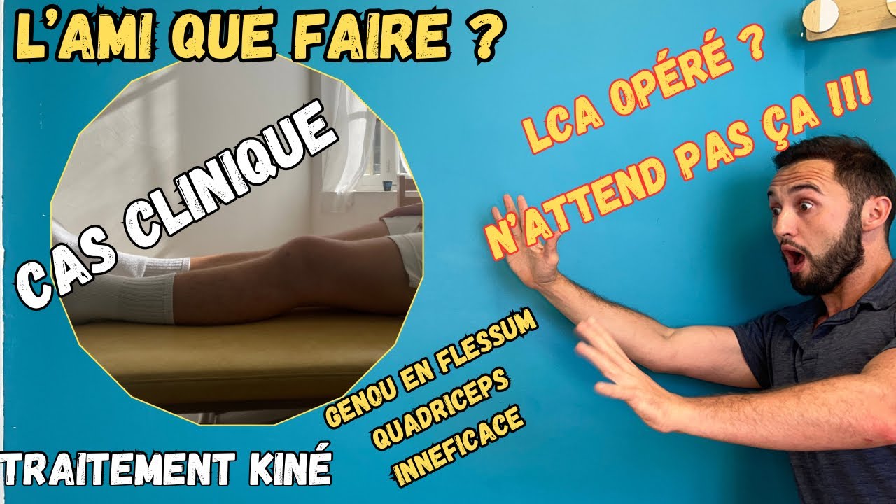 Ligaments croisés et complications : L’AMI arthrogenic muscular inhibition Que faire ?