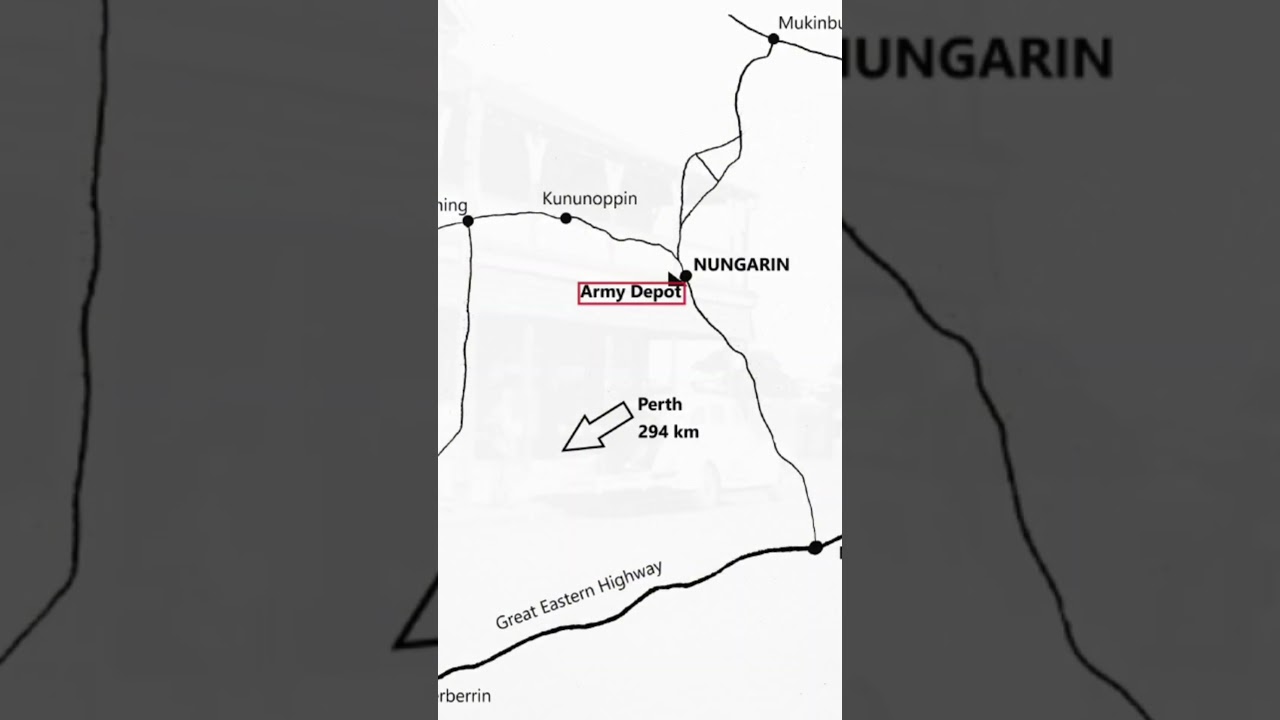 Nungarin as a supply depot during WWII