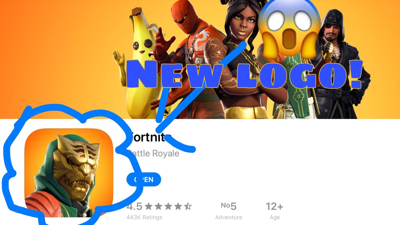 New Fortnite Mobile Logo Youtube