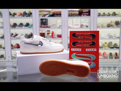 Unboxing Travis Scott X Nike Air Force 1 Low Sail Youtube