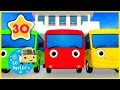 10 Little Buses - Part 3 | Little Baby Bus Compilation | Nursery Rhymes |  ABCs and 123s