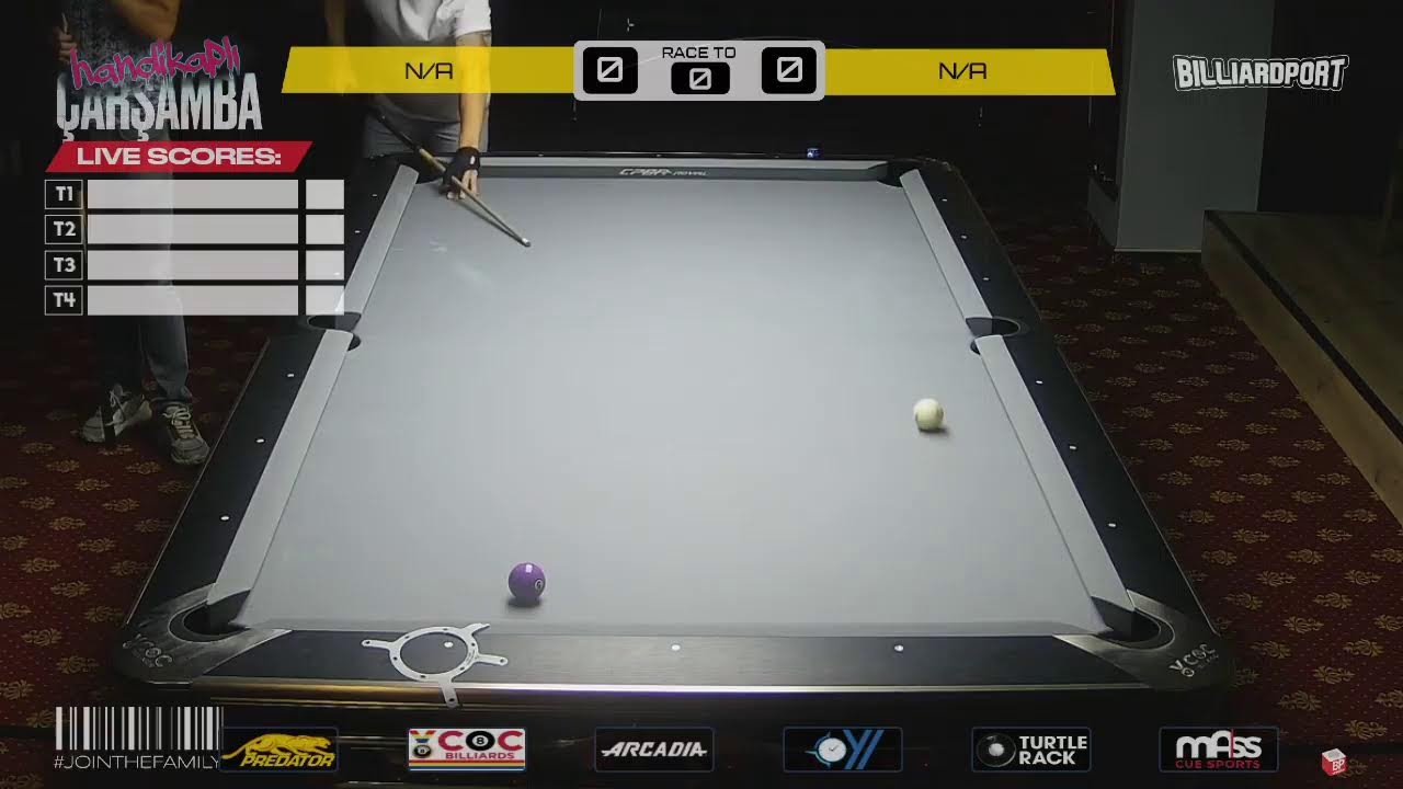 BilliardPort Challenge MatchAris Çakiris vs Rasit Erdogmus (9 Ball,RaceTo15,Winner Break)