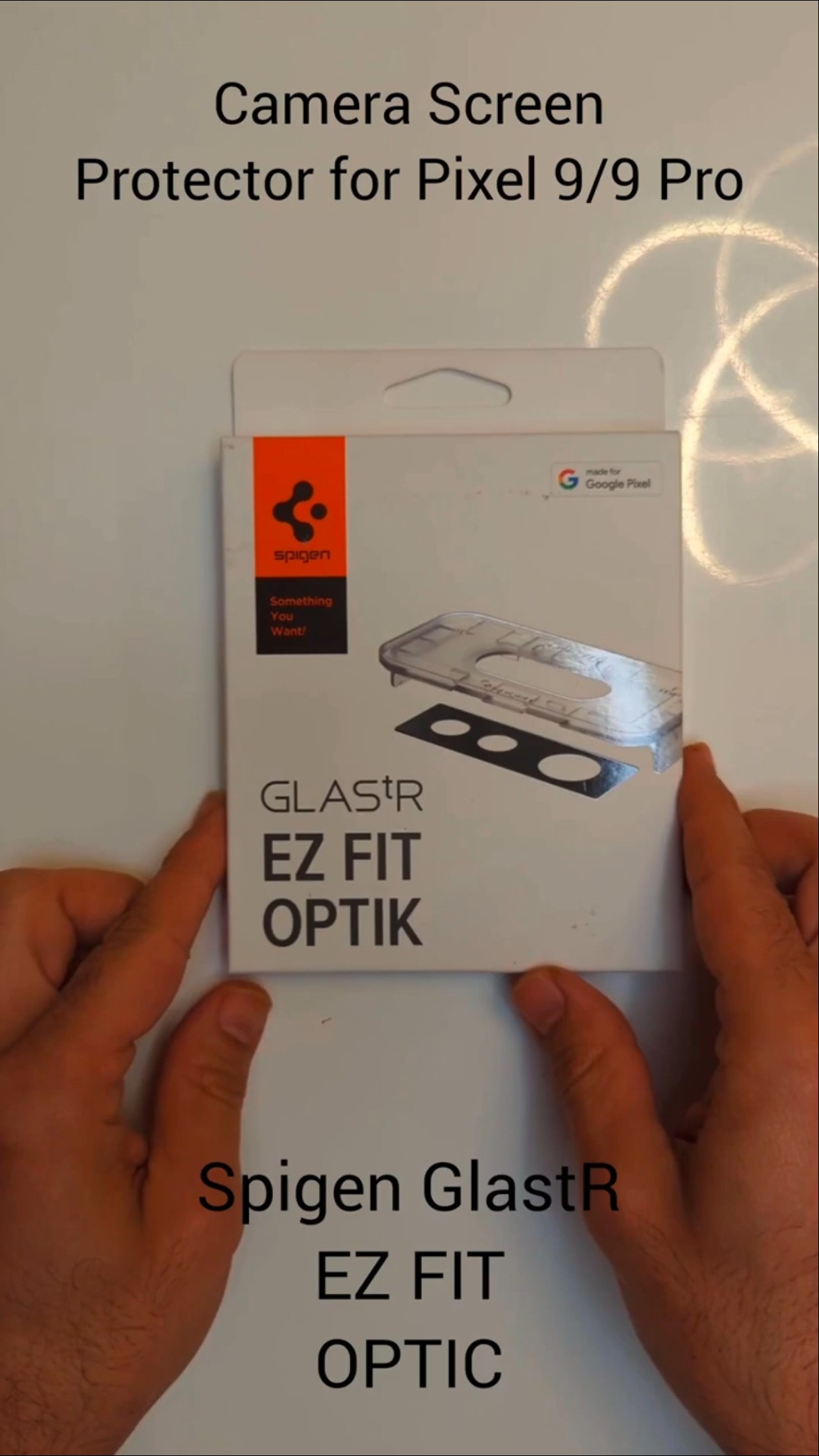 Kit Pulizia Inclusio Proteggi Schermo Spigen Glas.tR EZ Fit Per Google Pixel 9 - Confezione Da 2, Vetro Temperato 9H Protec Helmet - Foto 5