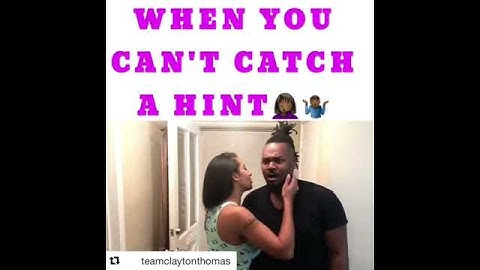 When you can’t Catch a Hint 🤦🏾‍♀️🤷🏾‍♂️