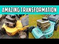 Scrap Lawn Mower Restoration Powder Coating