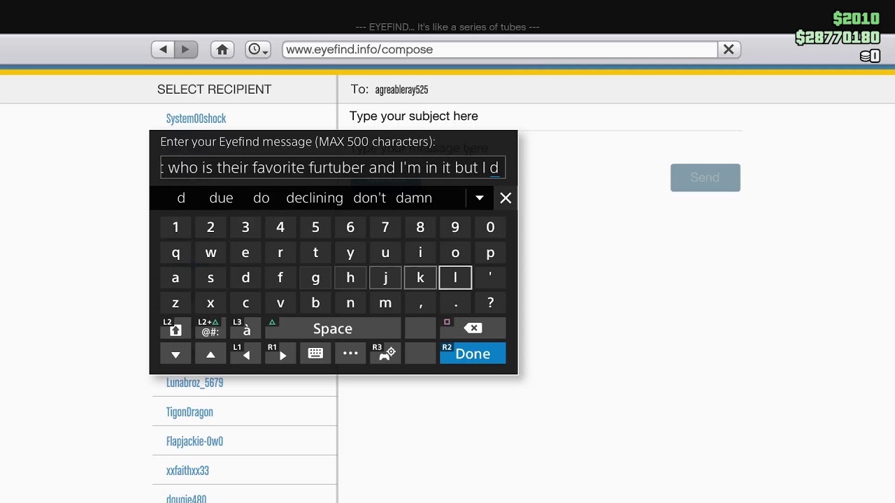 (No mic.) Not a cute UK furry. Playing GTA V. PS4: clonesharpshot. I am ALWAYS looking for friends.