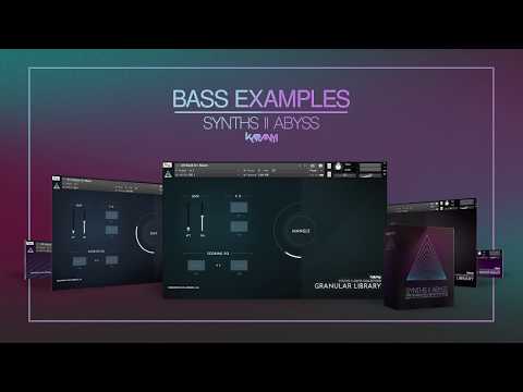 SYNTHS II ABYSS: Bass preset examples