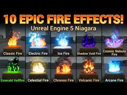 10 Fire with User Parameters in Unreal Engine 5 Niagara