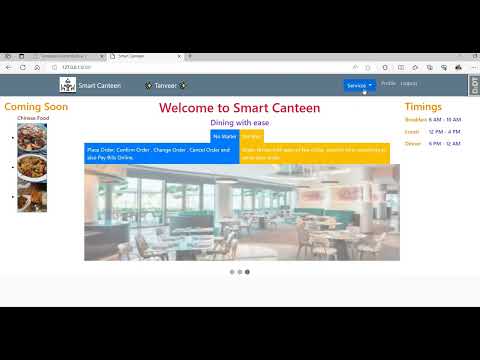 Smart Canteen Web Application   Intro Clip 1