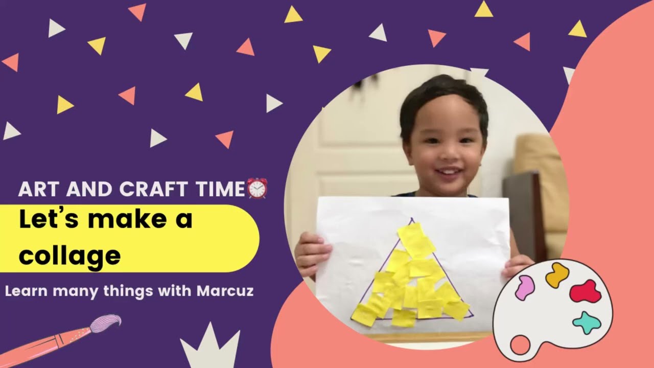 ⭐️EASY TODDLER COLLAGE ACTIVITY⭐️ | MARCUZ DAILY ACTIVITIES